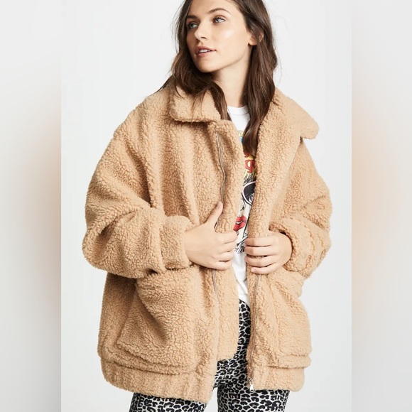 EUC I AM GIA PIXIE COAT TEDDY JACKET - Picture 2 of 7